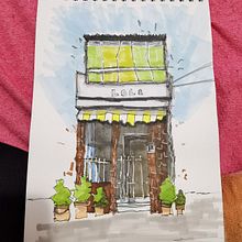 My project for course: Expressive Architectural Sketching with Colored Markers. Projekt z dziedziny Sketching,  R, sunek,  R, sunek architektoniczn, Sketchbook,  R i sunek atramentem użytkownika Monica G - 14.02.2023