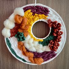 My project for course: Circular Weaving for Colorful Wall Decor . Arte și meșteșuguri, Design interior, Design de model, Arte din fibre, Țesut și Design textil de jmapes - 02.16.2023