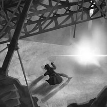 Escenario de proyecto final.. Un proyecto de Ilustración tradicional, Cine, vídeo, televisión, Animación, Ilustración digital, Videojuegos, Concept Art y Diseño de videojuegos de Carlos Eduardo Robles Zerón - 14.02.2023