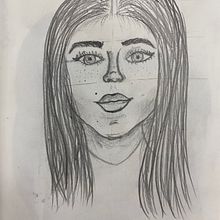 Esbossos rostre. Un projet de Dessin au cra, on , et Dessin de portrait de Carla Ruiz - 16.02.2023