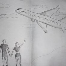 Cos + avió. Un projet de Dessin au cra , et on de Carla Ruiz - 16.02.2023