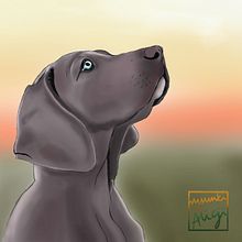 Dogs. Traditional illustration, Digital Illustration, and Naturalistic Illustration project by rysunki_alicji - 02.16.2023