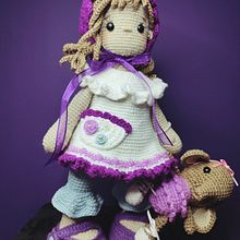 Elaboración de muñecas amigurumi románticas. Mercedes y Fofia la elefantita. Un progetto di Artigianato, Design di giocattoli, Fiber Art, Uncinetto, Amigurumi e Textile Design di Tifa Castro - 16.02.2023