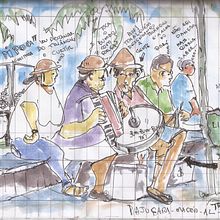 Meu projeto do curso: Urban Sketching: expresse o seu mundo com uma nova perspectiva. Traditional illustration, Sketching, Drawing, Watercolor Painting, Architectural Illustration, and Sketchbook project by Luiz Fernando Gomes - 02.16.2023