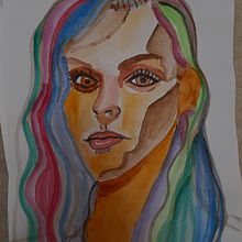 My project for course: Artistic Portrait with Watercolors . % Gökşen Parlatan tarafından hazırlanan Güzel sanatlar, Tablo, Sulubo, a Resim, Ve Portre Çizimi projesi - 02.16.2023