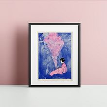 Tea Spirit Japanese Riso Print in A4. Un progetto di Illustrazione tradizionale e Stampa di Anton Ethnospirit - 17.02.2023