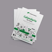  Diseño y maquetación del calendario de cursos y diferentes carteles promocionales para "Academia Industrial" (Noviembre-Diciembre, 2022). Un proyecto de Diseño gráfico de Eva Pitarch Chavarrias - 01.12.2022