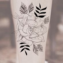 Meu projeto do curso: Tatuagem para principiantes. Tattoo Design project by Karina Régia Dias - 02.17.2023