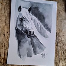 Mon projet du cours : Portraits expressifs d'animaux à l'aquarelle. Traditional illustration, Watercolor Painting, Realistic Drawing, and Naturalistic Illustration project by Tifanie Poglajen - 02.17.2023