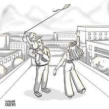 My project for course: Basic Principles of Drawing People from Imagination. Un proyecto de Ilustración tradicional, Bellas Artes, Bocetado, Dibujo a lápiz, Dibujo, Dibujo artístico y Dibujo anatómico de Olena Kurylko - 16.12.2023