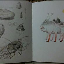 Mi proyecto del curso: Sketchbook de naturaleza fantástica: dibuja criaturas de otro mundo. Pencil Drawing, Drawing, Watercolor Painting, Sketchbook, and Naturalistic Illustration project by Jorge Dominguez - 02.17.2023