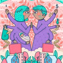 Ilustración Equidad de genero. Portada revista, Empoderadas Chile.. Traditional illustration, Advertising, Multimedia, Social Media, Creativit, Instagram, and Content Marketing project by Natilustra - 10.28.2021