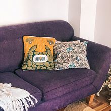 Mi proyecto del curso: Bordado XL con aguja mágica. Un progetto di Ricamo, Interior Design, Punch needle e Textile Design di Melisa Gonzalez - 17.02.2023