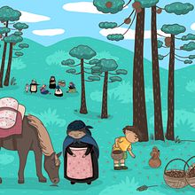 Ilustraciones para libro ilustrado, Cuentos Rurales del Biobío.. Traditional illustration, Digital Illustration, and Editorial Illustration project by Natilustra - 04.08.2022
