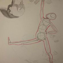 Mi proyecto del curso: Dibujo anatómico para principiantes. Un proyecto de Bellas Artes, Bocetado, Dibujo a lápiz, Dibujo, Dibujo realista y Dibujo anatómico de izquenderillustrares - 17.02.2023