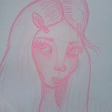 Mi proyecto del curso: Dibujo de retratos llamativos con lápices de colores. Projekt z dziedziny  R, sunek, Portret, Sketchbook, R i sowanie kredkami użytkownika Valeria Otarola - 18.02.2023