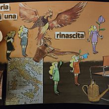 Il mio progetto del corso: Collage creativo: raccontare storie su più livelli - STORIA DI UNA RINASCITA . Projekt z dziedziny Trad, c, jna ilustracja,  Kolaż, Ilustracja c, frowa, Stor, telling, Narracja, Ilustracja w i dawnicza użytkownika ROSA AQUILANTE - 18.02.2023