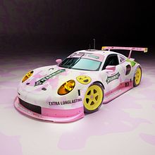PORSCHE 991 RSR LIVERY DESIGN: SUPERMINT Ein Projekt aus dem Bereich 3D und 3-D-Modellierung von itspoolboyyy - 16.02.2023