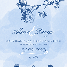 Convite interativo para casamento "Serenity". Un progetto di Design, Eventi e Graphic design di Pedro Henrique Sousa Fernandes - 18.02.2023
