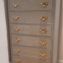 actualizar chifonier. Arts, Crafts, Furniture Design, Making, Interior Design, DIY, Upc, cling, Decorative Painting, Furniture Restoration, Upc, cling, and Painting project by apbenayas - 02.18.2023
