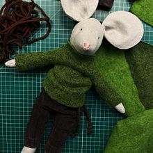 My project for course: Designing and Making Your Own Soft Toy. Projekt z dziedziny Projektowanie postaci, Craft, Projektowanie zabawek,  Sz, cie, Wzornictwo i krawiectwo użytkownika Hana Vrhovšek - 19.02.2023
