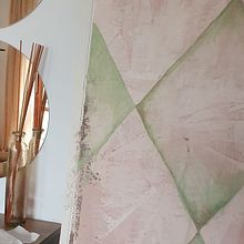 Tela em estilo italiano vintage / Meu projeto do curso: Técnicas de pintura decorativa para design de superfícies / Vintage Italian Style. Interior Architecture, Interior Design, Decoration, Interior Decoration, DIY, Decorative Painting, Arts, and Crafts project by Andrea Tostes - 02.05.2023