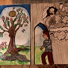 Mi proyecto del curso: Ilustración artística: dibuja tu imaginario. Traditional illustration, Painting, Creativit, Pencil Drawing, and Drawing project by Andrea Margarita Saracho Amieva - 02.19.2023