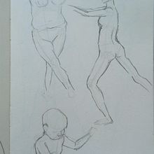 Práctica de Cuerpo Humano I. Sketching project by Ainhoa Venegas - 11.02.2022