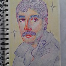 My project for course: Vibrant Portrait Drawing with Colored Pencils. Projekt z dziedziny  R, sunek, Portret, Sketchbook, R i sowanie kredkami użytkownika Angie - 19.02.2023