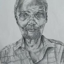 My project for course: Realistic Portrait with Graphite Pencil. Traditional illustration, Fine Arts, Sketching, Pencil Drawing, Drawing, Portrait Drawing, Realistic Drawing, Artistic Drawing, and Figure Drawing project by divya karthikeyan - 02.20.2023