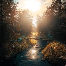 Mon projet du cours : Scènes de nature réalistes sur Cinema 4D et OctaneRender. 3D, Art Direction, 3D Modeling, Concept Art, 3D Design, and Naturalistic Illustration project by notseig - 02.20.2023