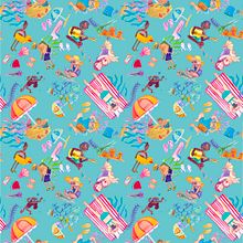 My project for course: Illustrated Pattern Design. Un proyecto de Ilustración tradicional, Pattern Design, Ilustración digital, Estampación y Pintura gouache de Kayla Thornquist - 20.02.2023