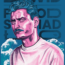 My project for course: Portrait Illustration Techniques with Illustrator and Photoshop. Un progetto di Illustrazione tradizionale e Illustrazione digitale di Dominika Byczkowska - 20.02.2023