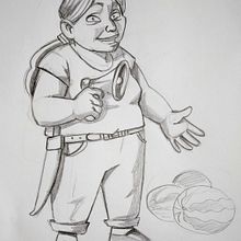 Meu projeto do curso: Introdução à criação de personagens estilo cartoon Ein Projekt aus dem Bereich Traditionelle Illustration, Design von Figuren und Zeichnung von Diogo Lima - 21.02.2023