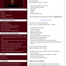 Curriculum Vitae Javier de Aguilar. Design gráfico projeto de Javier Aguilar - 21.02.2023