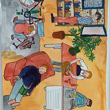 Mein Abschlussprojekt für den Kurs: Figurenentwicklung durch Beobachtungszeichnen. Traditional illustration, Character Design, Drawing, and Sketchbook project by maria_hinkofer - 02.22.2023