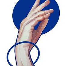 My project for course: Illustration of Hands with Expressive Watercolors. Un proyecto de Pintura, Pintura a la acuarela y Dibujo anatómico de Bojoura Stolz - 22.02.2023