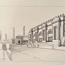 My project for course: Urban Architectural Sketching with Ink. Traditional illustration, Sketching, Drawing, Architectural Illustration & Ink Illustration project by Arne Linder - 02.22.2023