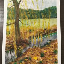 Il mio progetto del corso: Pittura di paesaggi realistici ad acquerello. Un proyecto de Bellas Artes, Pintura, Bocetado, Pintura a la acuarela e Ilustración naturalista				 de astrattalab - 22.02.2023