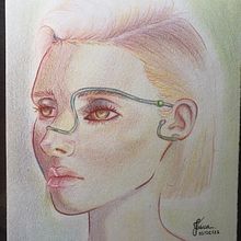 Retrato . Un projet de Illustration traditionnelle de Jessica Paz - 23.02.2023