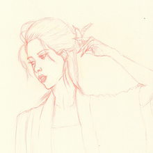 Mi proyecto del curso: Dibujo de retratos llamativos con lápices de colores. Un proyecto de Dibujo, Dibujo de Retrato, Sketchbook y Dibujo con lápices de colores de rama_art - 20.01.2023