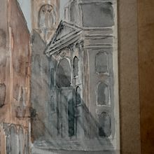 Il mio progetto del corso: Disegno architettonico con acquerello e inchiostro. Projekt z dziedziny Sketching,  R, sunek,  R, sunek architektoniczn, Sketchbook,  R i sunek atramentem użytkownika squassoni_fabio - 23.02.2023