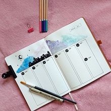 Mój projekt z kursu: Bullet journal: projektowanie, planowanie i ilustrowanie. Un progetto di Artigianato, Pittura ad acquerello, DIY, Management, produttività e Business di agicreate - 22.02.2023