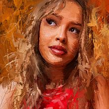 She is Vanessa Pinheiro - My Personal Project in Portrait Painting by Rod Lovell. Design, Traditional illustration, Painting, Watercolor Painting, Acr, lic Painting, Oil Painting, Digital Painting, Gouache Painting, Matte Painting, Decorative Painting, 3D Character Design, Character Design, Arts, Crafts, Fine Arts, Concept Art, Pencil Drawing, Drawing, Portrait Drawing, Realistic Drawing, Artistic Drawing, Digital Drawing, Figure Drawing, Colored Pencil Drawing, Instagram, Portrait Photograph, Embroider, Br, ing, Identit, Br, Strateg, Portfolio Development, Self-Portrait Photograph, Instagram Marketing, Social Media, Social Media Design, Digital Illustration, Digital Design, and Photograph project by Rod Lovell - 02.19.2023