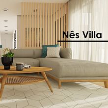 Nês Villa. Een project van 3D, Interieurontwerp, Interactief ontwerp, Lichtontwerp, Architectuur,  3D-modellering,  Interieur y  Interieurdecoratie van Joana Conde - 23.02.2023