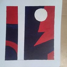Mon projet du cours : Art abstrait : créez des compositions uniques. Design, Traditional illustration, Fine Arts, Graphic Design, and Digital Design project by Melisande Gourdin - 02.23.2023