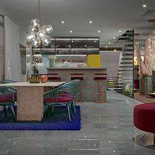 Mi proyecto del curso: Render de interiores con SketchUp y V-Ray Next. Architecture, Interior Architecture, Digital Architecture, and ArchVIZ project by Rosserly Fuenmayor Hernandez - 03.02.2023