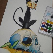 Mi proyecto del curso: Relatos ilustrados: de la idea al papel. Un progetto di Illustrazione tradizionale, Belle arti, Pittura, Disegno a matita, Disegno, Pittura ad acquerello, Illustrazione infantile e Narrativa di Carlos Adrián De La Paz Almaraz - 23.02.2023