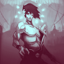 Zagreus (cinematic illustration). Digital Illustration project by mateusvianaart - 02.23.2023
