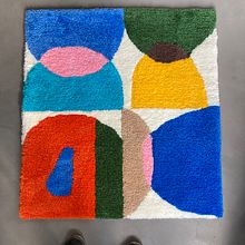 Mon projet du cours : Technique du tufting pour la création de tapis. Projekt z dziedziny Craft,  Dekoracja wnętrz,  Tkactwo, DIY, Wzornictwo tekst i liów użytkownika Michele Trouillet - 23.02.2023